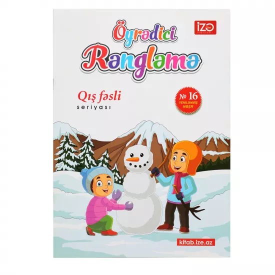 Öyrədici Rəngləmə A4 Qış fəsli
