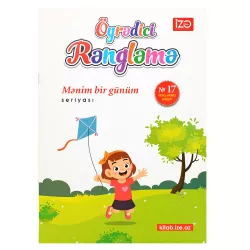 Öyrədici Rəngləmə A4 Mənim bir günüm (17) (İZƏ)