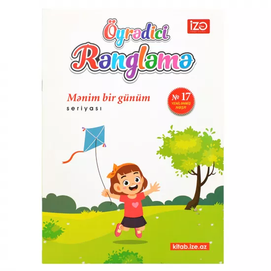 Öyrədici Rəngləmə A4 Mənim bir günüm (17)