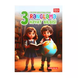 Rəngləmə 3-cü sinif dərsliyinə uyğun Həyat Bilgisi (İZƏ)