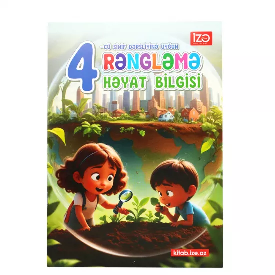 Rəngləmə 4-cü sinif dərsliyinə uyğun Həyat Bilgisi