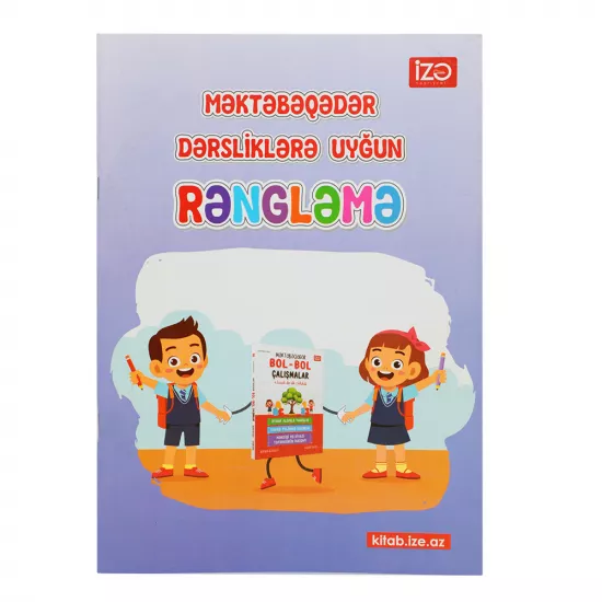 Məktəbəqədər Dərsliklərə uyğun Rəngləmə
