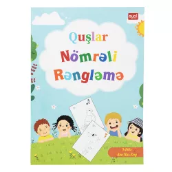 Quşlar Nömrəli Rəngləmə 3 dildə (Oyal)