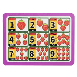 Taxta pazıl şəkilli rəqəmlər (17*23)