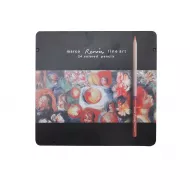 Karandaş rəngli 3100 dəmir qutu 24 rəng