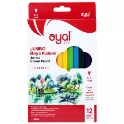 Karandaş rəngli i-10660 5.0mm 12 rəng JUMBO