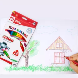 Karandaş rəngli i-694 Jumbo 24 rəng