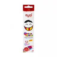 Karandaş rəngli i-4515 12 neon rəngli 2-tərəfli