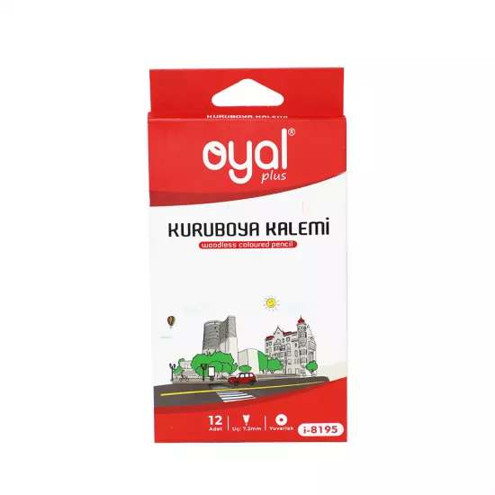 Karandaş rəngli i-8195 12-li (quru boya)