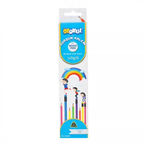 Karandaş sadə OL-10105 12 rəng Neon pozanlı