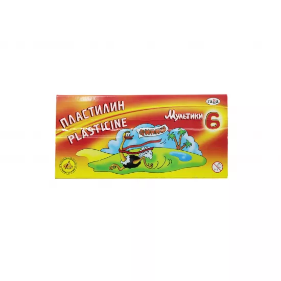 Plastilin 280015 6 rəng 120 qr