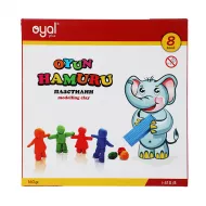 Plastilin i-410 8 rəng 160 qr premium