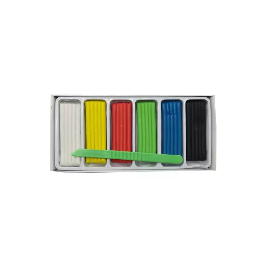 Plastilin 280015 6 rəng 120 qr multiki