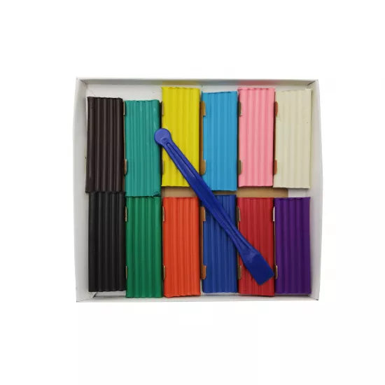 Plastilin 280045 12 rəng Yunıy xudojnik