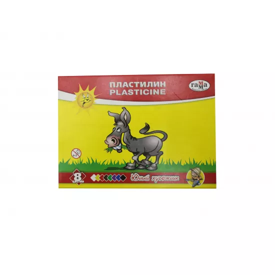 Plastilin 8 rəng 280043 Yunıy Xudojnik