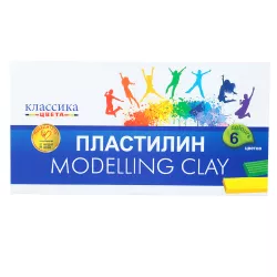 Plastilin 1106 6 rəng 120q