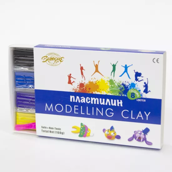 Plastilin 1108 8 rəng