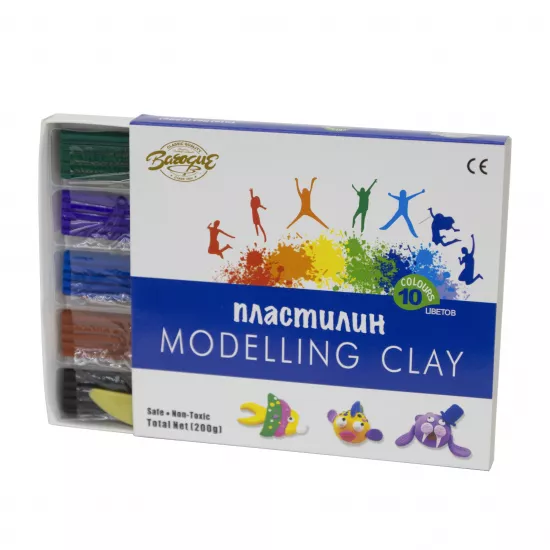 Plastilin A1110 10 rəng 200qr