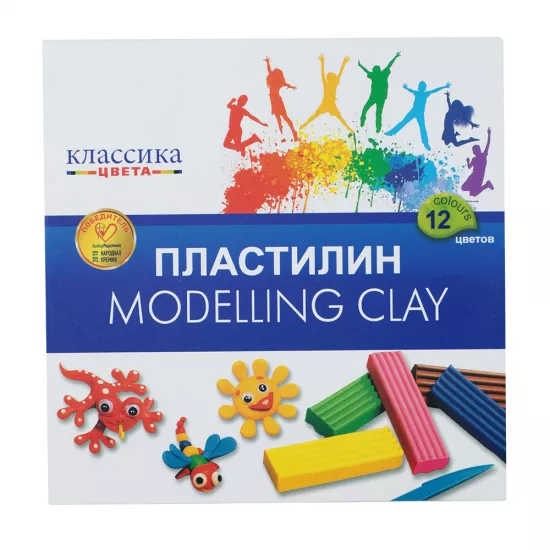 Plastilin 1112 12 rəng