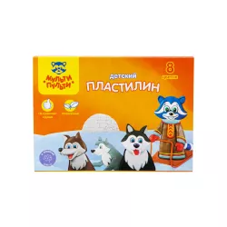 Plastilin DL_10233 8 rəng 120qr