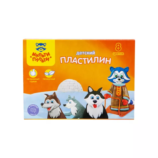 Plastilin DL_10233 8 rəng 120qr
