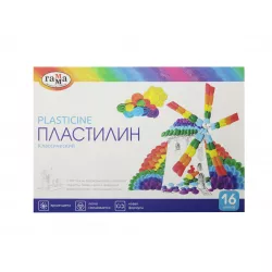 Plastilin 281034 'Klassiçeskiy'16 rəng 320 qr