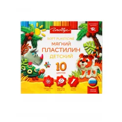 Plastilin PL10D 10 rəng 150qr