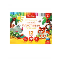 Plastilin PL12D 12 rəng 180qr