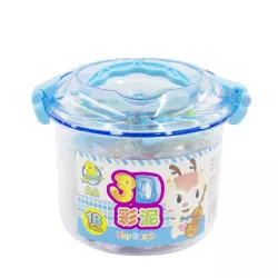 Plastilin TK358 qabda 18 rəng