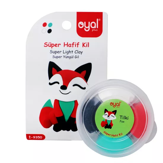 Plastilin i-9350 4 rəng ələ yapışmayan