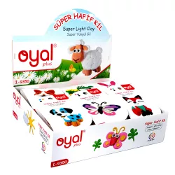 Plastilin i-9350 4 rəng ələ yapışmayan