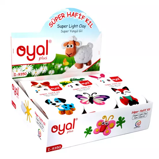 Plastilin i-9350 4 rəng ələ yapışmayan