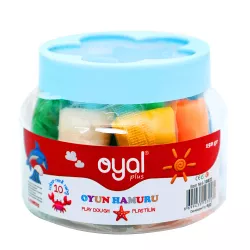 Plastilin i-10825 10 rəngli qabda