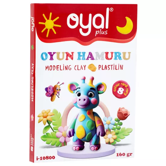 Plastilin i-10800 8 rəngli