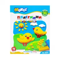 Plastilin OL-3075 10 rəng 200 qr