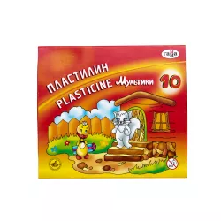 Plastilin 280017 10 rəng multiki 200 qr
