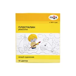 Plastilin 280044 Yunıy xudojnik 10 rəng