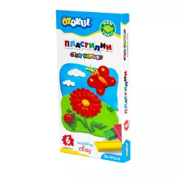 Plastilin OL-1910 6 rəng 120 qr