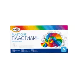 Plastilin 281030 'Klassiçeskiy' 6 rəng 120 qr