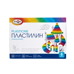 Plastilin 281031 'Klassiçeskiy' 8 rəng 160 qr