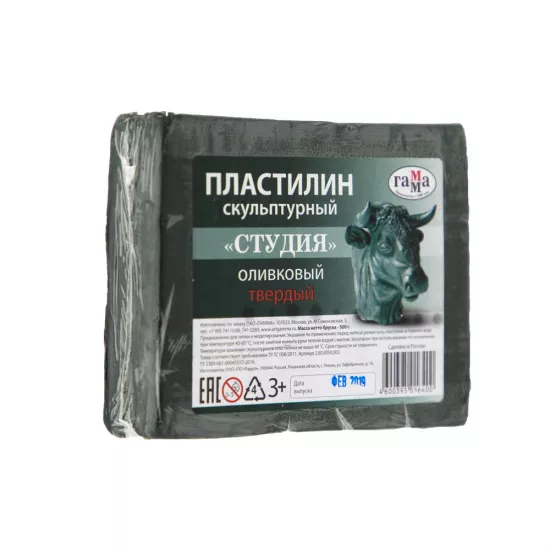 Plastilin skulıpturnıy 2.80.E050.003 0.5kq T zeytun