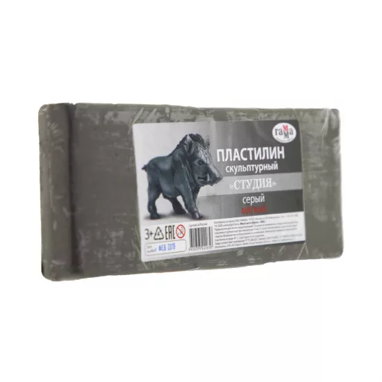 Plastilin skulıpturnıy 2.80.E100.004.2 1kq M boz