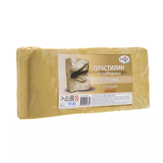 Plastilin skulıpturnıy 2.80.E100.002 1kq M dəri rəng