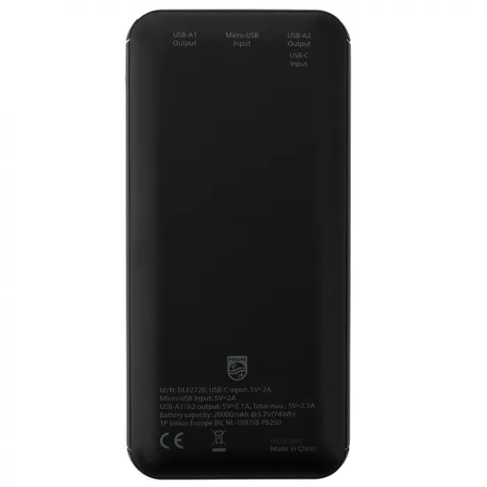 Power bank Philips 20000 mAh qara DPL2720/00