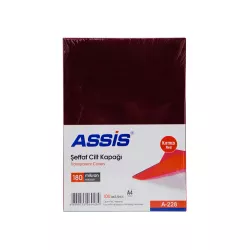 Cildləmə üzlüyü A4 A-228 qırmızı 180mik