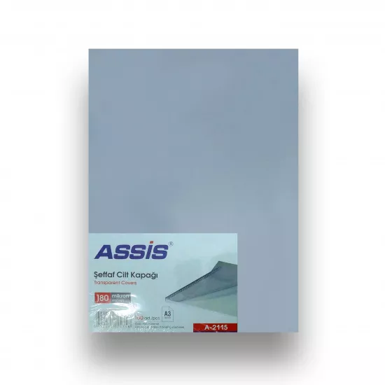 Cildləmə üzlüyü A3 A-2115 180mik şəffaf