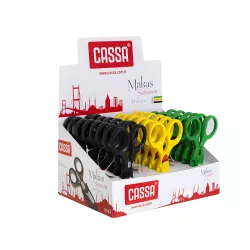 Qayçı məktəbli 9940 3 rəngli 12sm displey