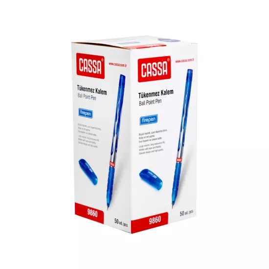 Qələm 9860 0.7mm mavi