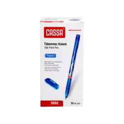 Qələm 9860 0.7mm mavi