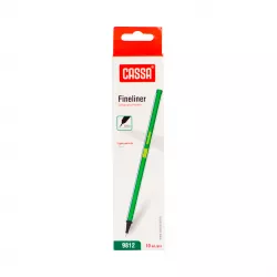 Qələm C-9812 0.4mm yaşıl Fineliner 10 ədədli